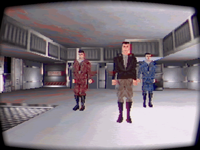 Animated Retro Trio Dancing GIF