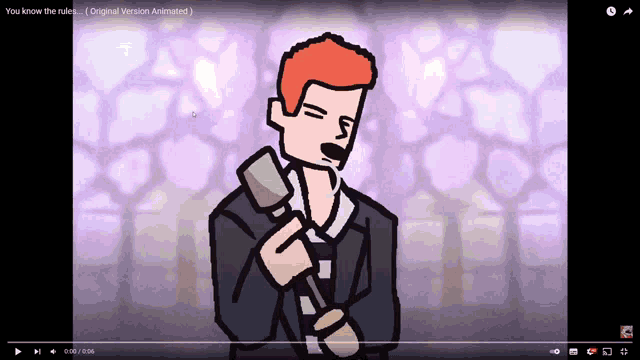 Animated Rick Roll Meme GIF