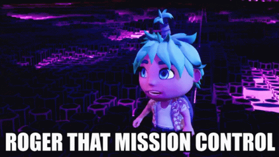Animated Roger That Mission Control GIF
