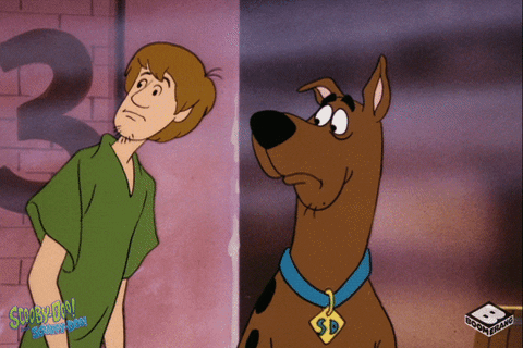 Animated Scooby Doo And Shaggy Side Eye GIF