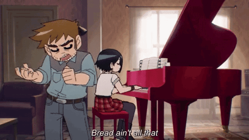 Animated Scott Pilgrim Piano GIF