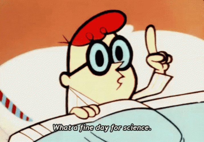 Animated Series Dexter's Laboratory Fine Day For Science GIF