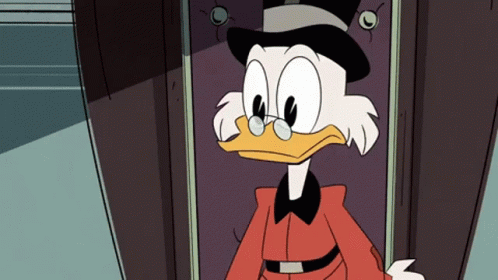 Animated Series Duck Tales Scrooge Mcduck Gargling Tea GIF