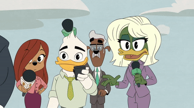Animated Series Ducktales Scrooge Mcduck Huge Octopus Scene GIF