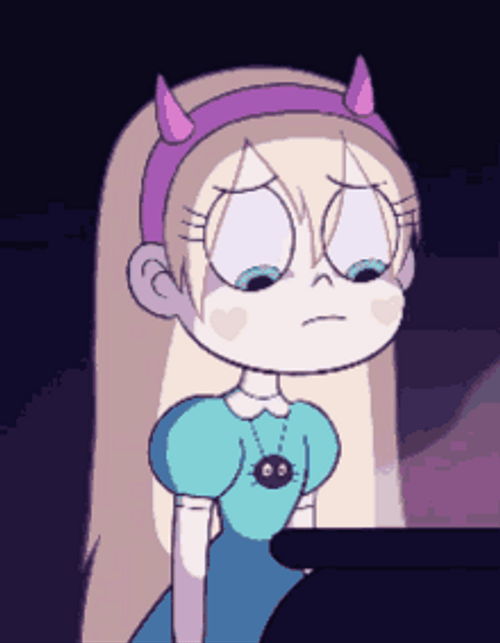 Animated Series Princess Star Butterfly Planning GIF 