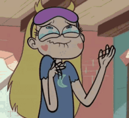 Animated Series Princess Star Butterfly Stifled Laughter GIF