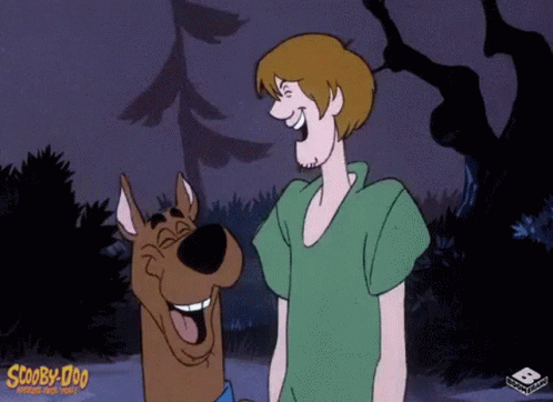 Animated Shaggy And Scooby Doo Laughing GIF
