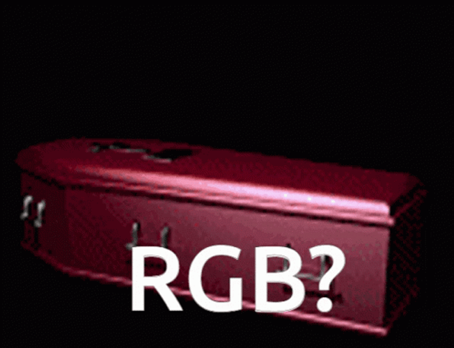 Animated Skeleton Getting Up Coffin Rgb GIF