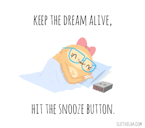 Animated Sleepy Cartoon Saying Happy Sunday GIF