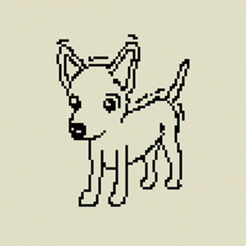 Animated Small Shivering Dog GIF