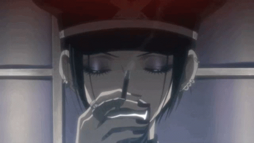 Nana Osaki Animated Smoke GIF