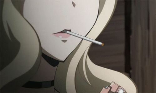 Irina Jelavic Animated Smoke GIF