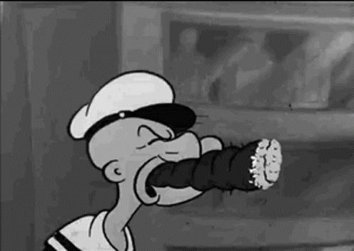 Popeye Animated Smoke GIF