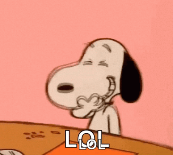 Animated Snoopy Laughing Out Loud GIF