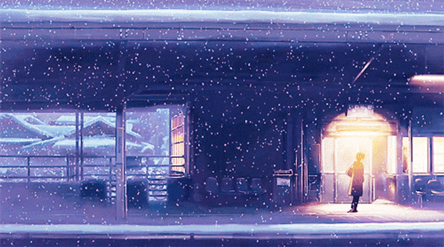 Animated Snow Falling GIF