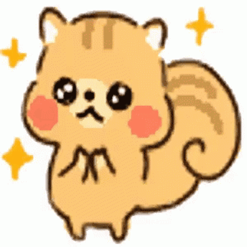 Animated Squirrel Googly Eyes GIF