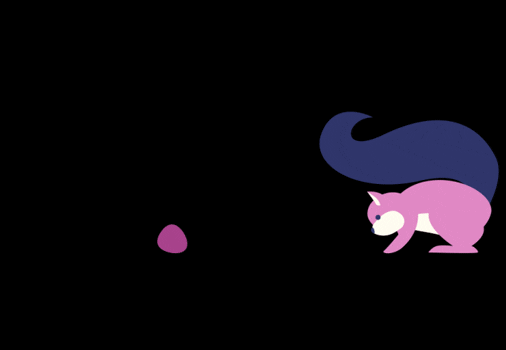 Animated Squirrel Graphic Art GIF