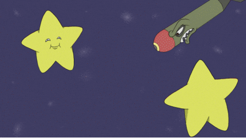 Animated Stars Shake Fist GIF