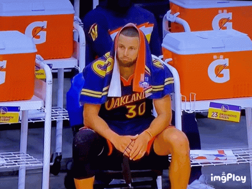 Animated Steph Curry Nod GIF