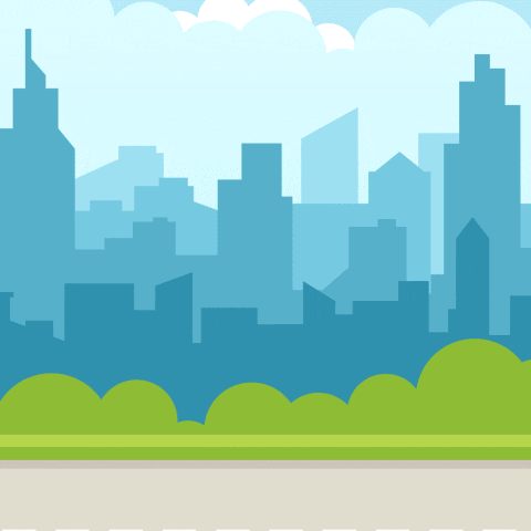 Animated Taxi Driver Waving GIF