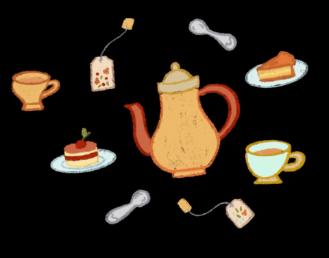 Animated Tea Party Supplies GIF