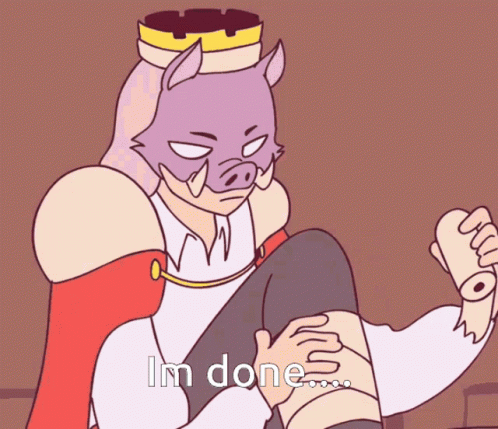 Animated Technoblade I'm Done GIF