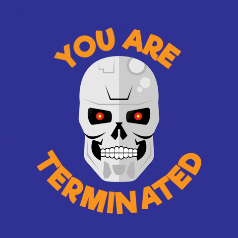 Animated Terminator Skynet Head GIF