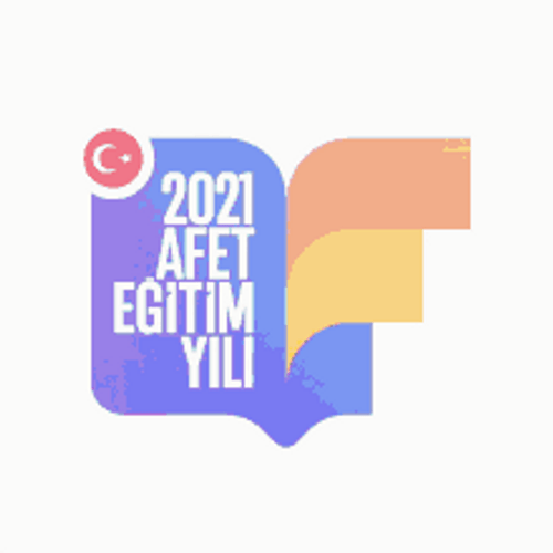 Animated Text 2021 Afet Agitim Yili GIF