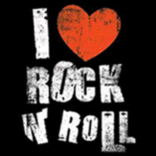 Animated Text Rock And Roll GIF
