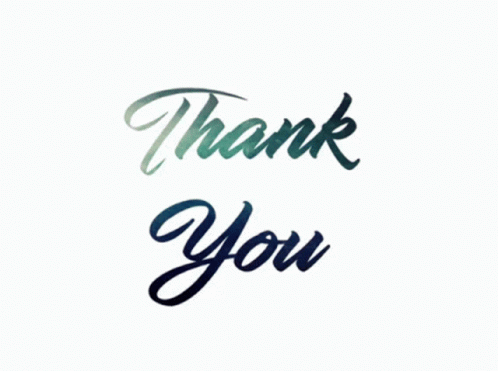 Animated Thank You Word GIF