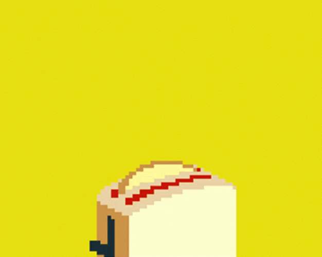 Animated Toast Bread Yeah GIF