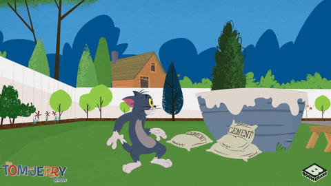 Animated Tom The Cat Screaming Cat Meme GIF