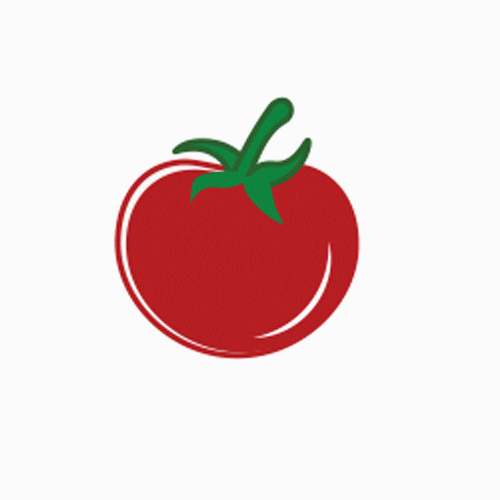 Animated Tomato Rolling GIF
