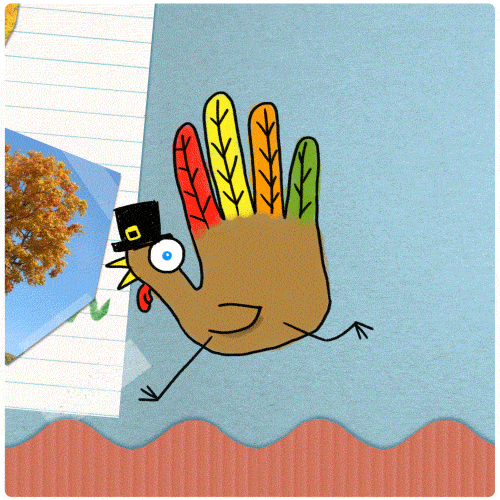 Animated Turkey Hand GIF