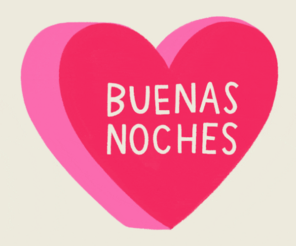 Animated Two Hearts Buenas Noches Amor GIF