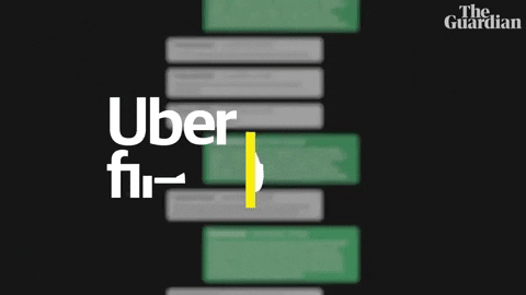 Animated Uber Files Design GIF
