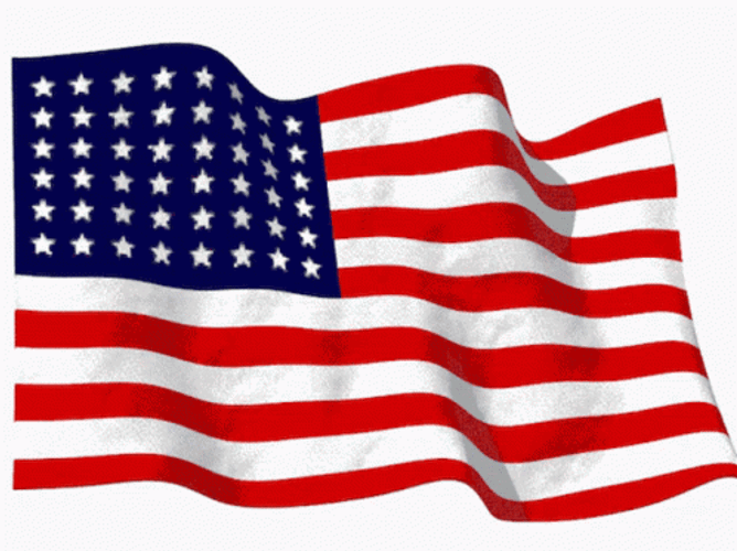 Animated Usa Flag White Background GIF