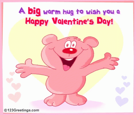 Animated Valentines Big Warm Hug GIF