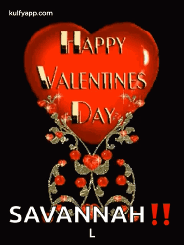 Animated Valentines Day Savannah GIF
