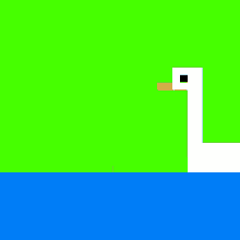 Animated Water And Swans GIF