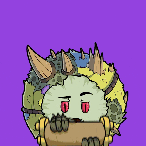 Animated Wednesday Dinosaur Scroll GIF