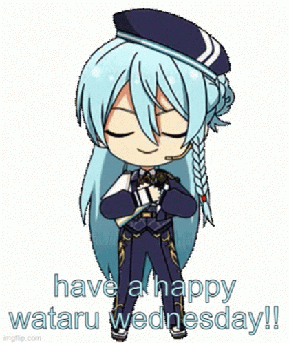 Animated Wednesday Wataru Hibiki GIF