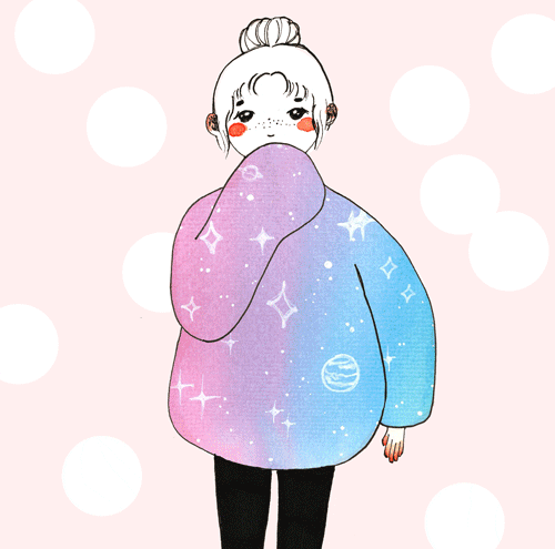 Animated Woman Colorful Sweater Weather Snl GIF