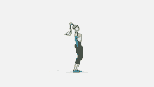 Intensive Full Body Burpee Exercise GIF