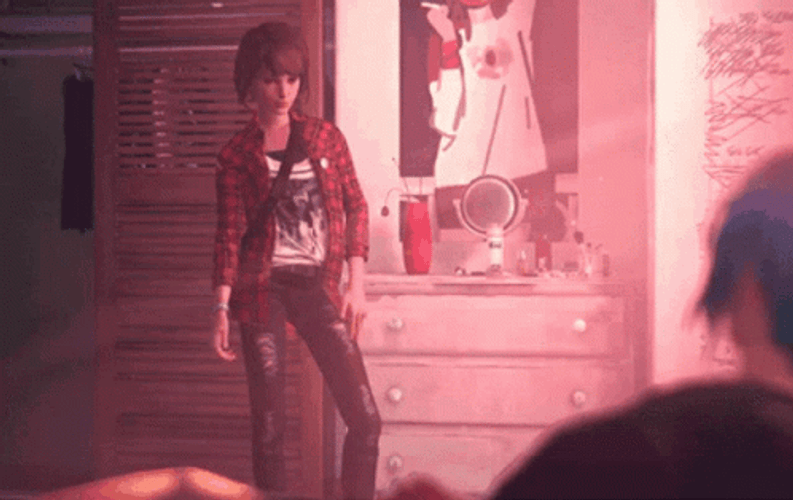 Animated Woman Ready To Party GIF