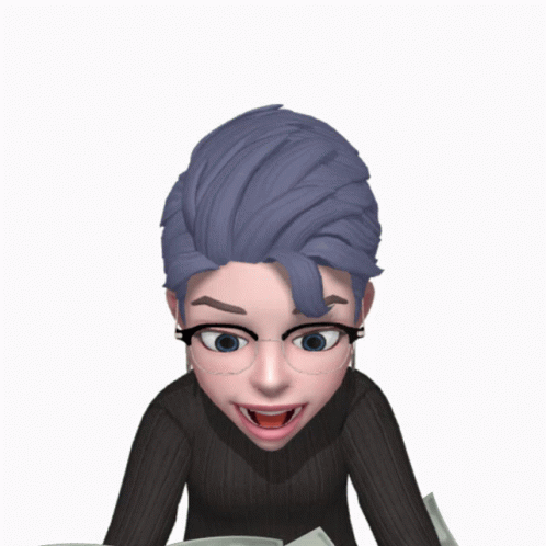 Animated Woman Throwing Money GIF