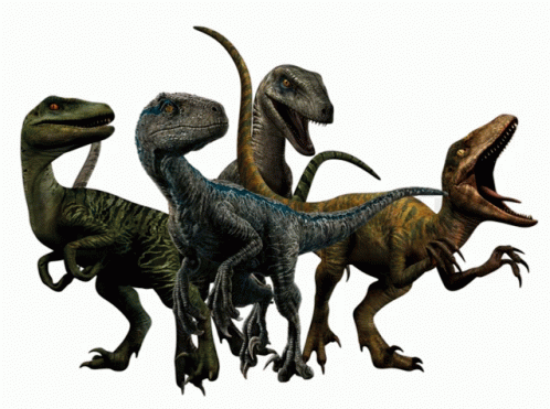 Animated Young Hungry Indoraptor GIF