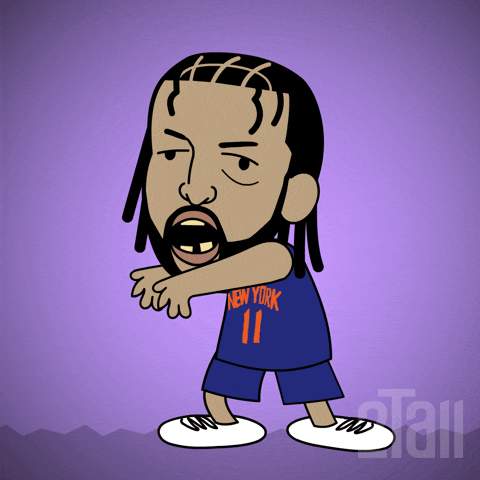 Animated Zombie Jalen Brunson Celebration GIF