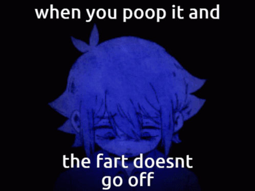 Animation Fart Doesn't Go Off Gotta Poop GIF