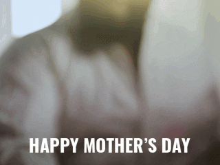 Animation Happy Mother Day Giving Red Rose GIF